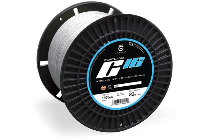 Нахлыстовый шнур Cortland C-16 - 40lb White Fly Line Backing (Rig Only)