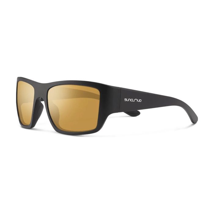 Поляризационные очки Suncloud Sculpin - Matte Black - Polarized Sienna Mirror Lens