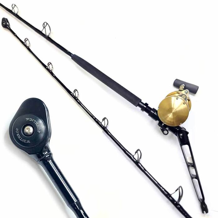 Комплект удилище + катушка Shimano Tiagra 50 WLRSA Reel And Capt. Harry's CHSU 5060SINTER