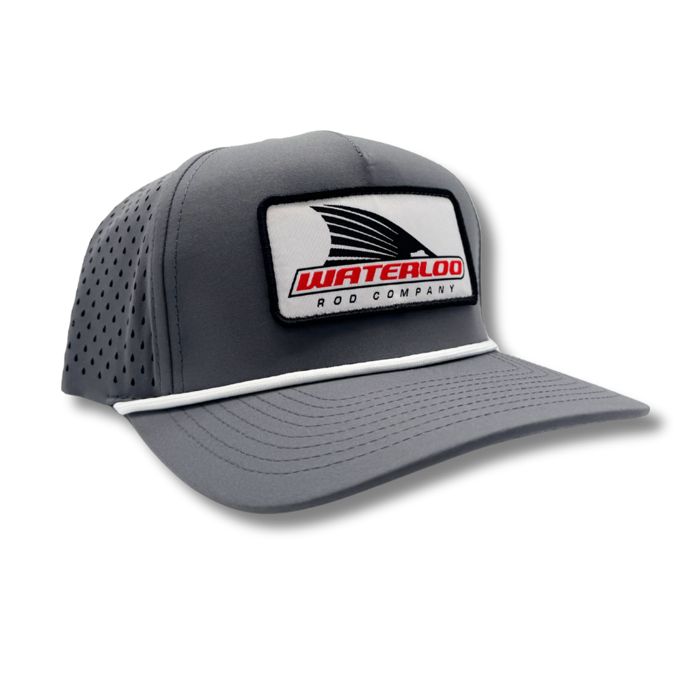 Головной убор Rhodes Headwear Waterloo Charcoal and White Performance Rope Cap - Tails Up