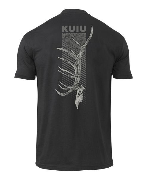 Рыболовная рубашка KUIU Elk Skull T-Shirt | Black