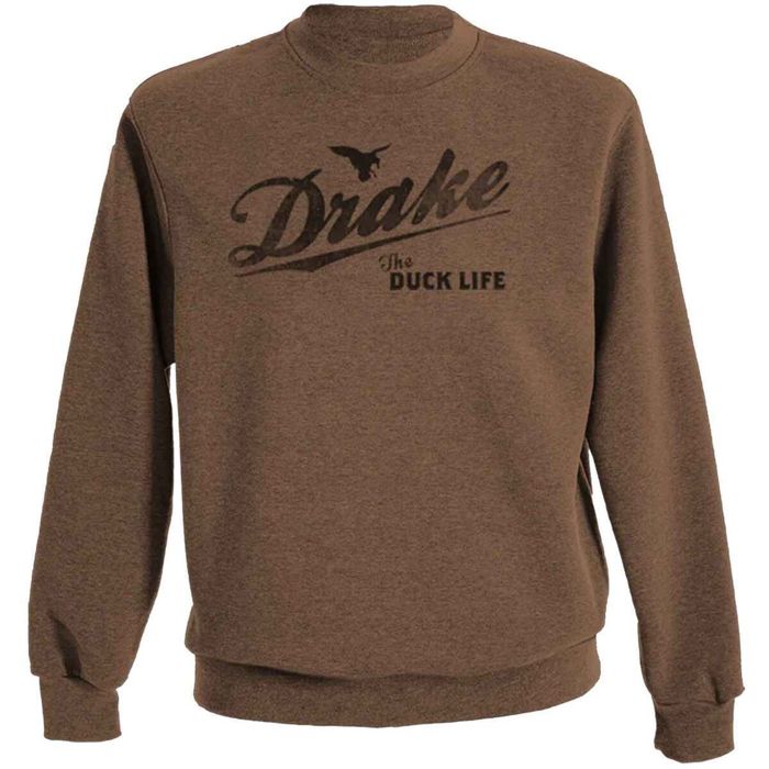 Рыболовная рубашка Drake Waterfowl Drake Men's The Drake Life Graphic Casual Sweatshirt