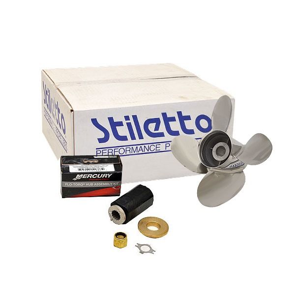Гребной винт Marine Applications Stiletto Bay Pro III Boat Propeller E806421 | LH 14 1/4 x