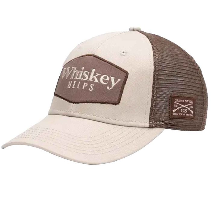 Головной убор Grunt Style Whiskey Helps Adjustable Hat - Brown - One Size Fits Most