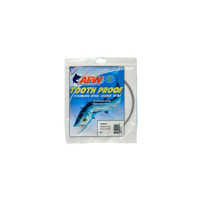 Поводковый материал AFW Tooth Proof Single Strand Wire Leader