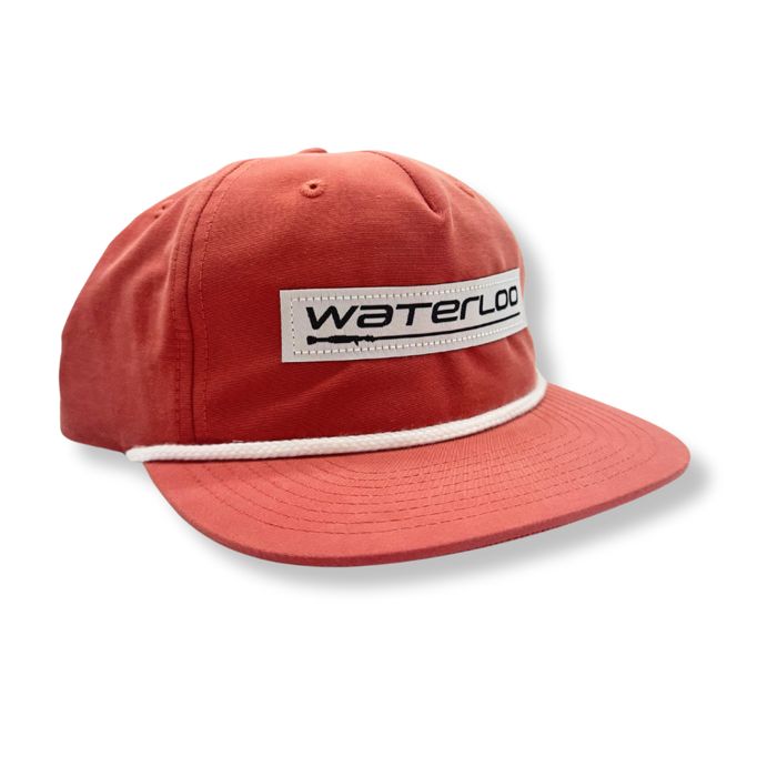 Головной убор Richardson Waterloo Dusty Red and White Rope Cap - Performance Logo