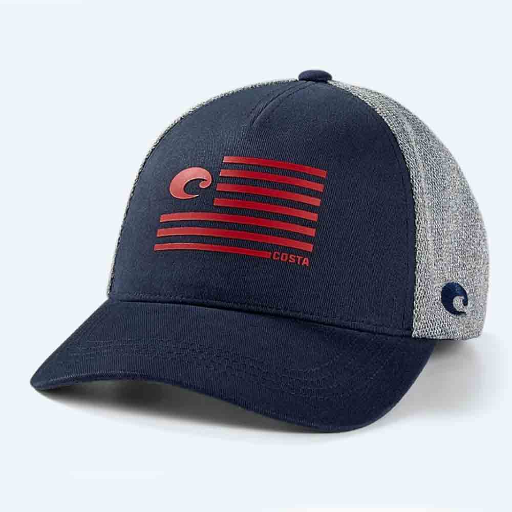 Головной убор Capt. Harry's Fishing Supply Costa Pride Logo Trucker Navy Hat