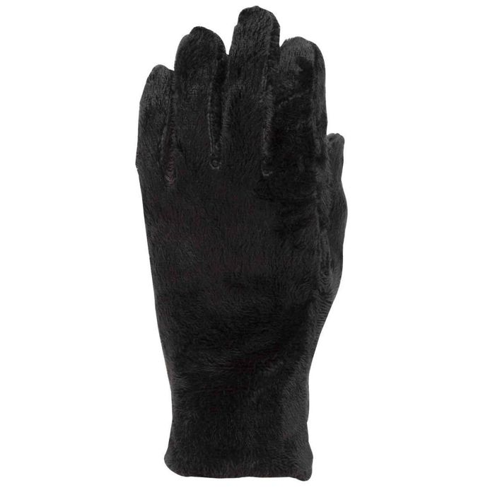 Перчатки Heat Holders Women's Fuzzy Winter Gloves - Black - M/L