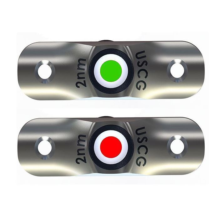 Лодочная электрика TACO Marine F38-6800D Rub Rail-Mounted LED Navigation Light Set 2-1/2"