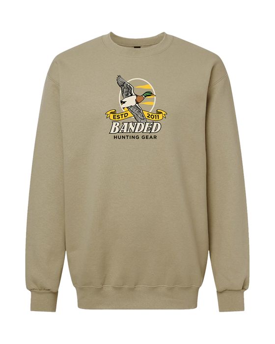 Рыболовная рубашка Banded Casual Banded Vintage Mallard Embroidered Sweatshirt