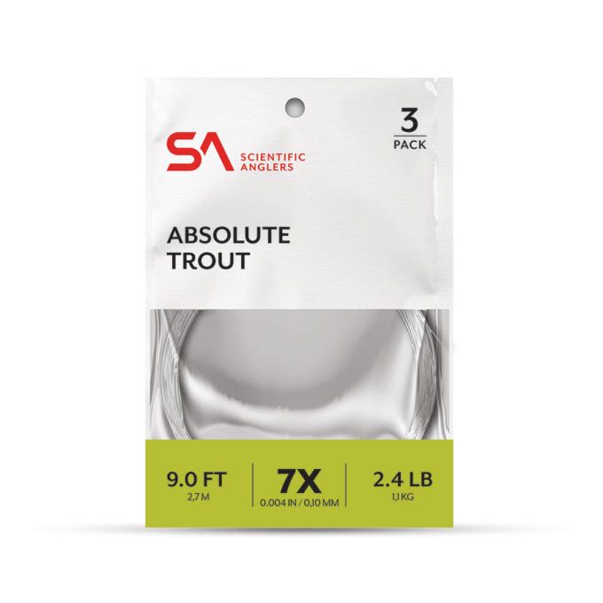 Поводковый материал Scientific Anglers Absolute Trout Leaders 9 foot 3pk