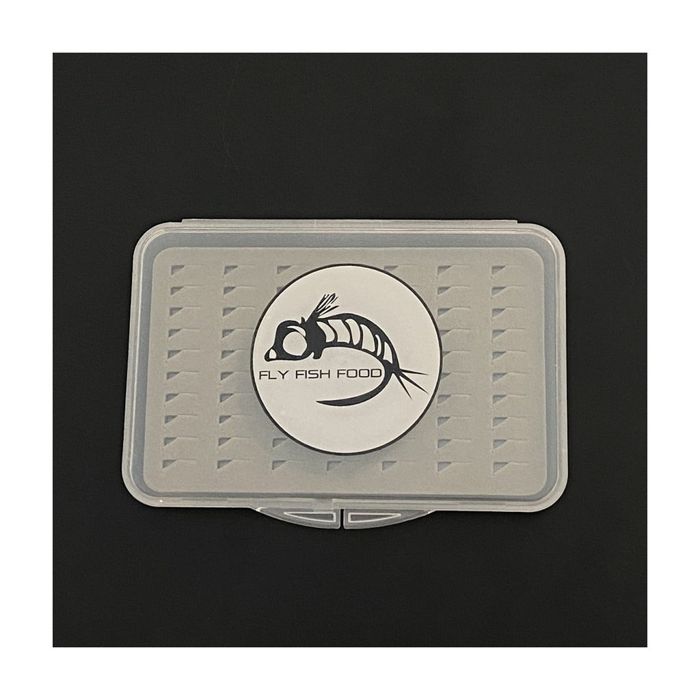 Коробка для мушек Adamsbuilt FLY FISH FOOD LOGO FLY BOX, SUPER SLIM - EASY GRIP FOAM - X-S