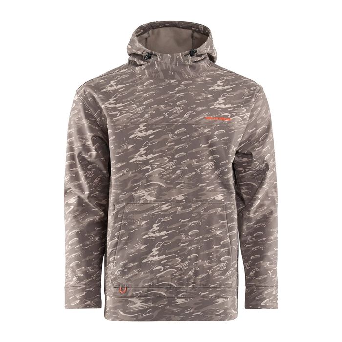 Рыболовная рубашка Grunden's - Kryall Hoodie - Stone Liquid Camo