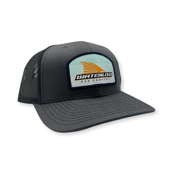 Головной убор Richardson Waterloo Charcoal Cap - Blue Tails Up Patch