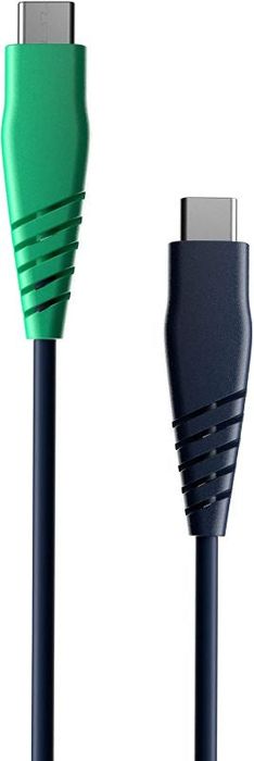 Кабель для электроники Skullcandy - Line: USB-C To USB-C Charging Cable - Dark Blue /Green