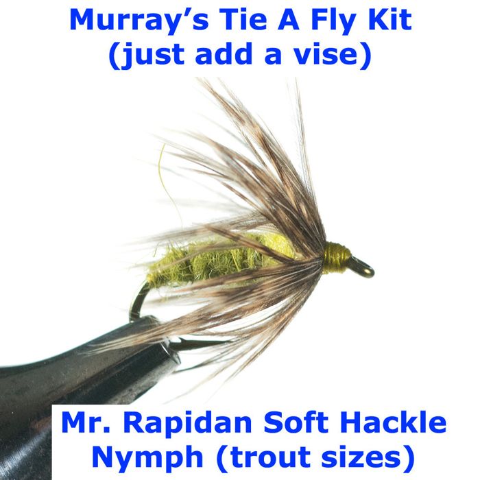 Материал для вязания мушек Murray's Fly Shop Mr. Rapidan Soft Hackle Fly Tying Kit