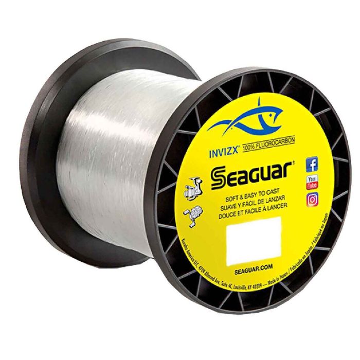 Флюорокарбоновая леска Seaguar INVIZX Fluorocarbon Fishing Line - 12lb, Clear, 200yds