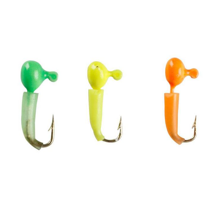 Зимняя приманка HT Enterprises Slim Rat Ice Fishing Jig - 1ea Glow/Orange Glow/Green Glow/