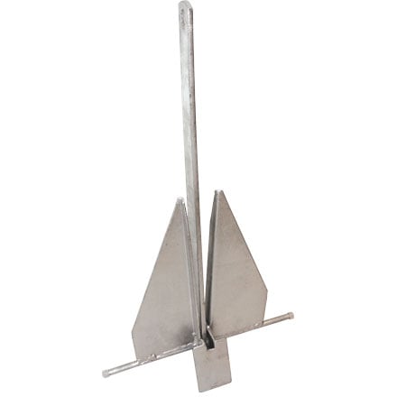 Якорь Overton's #13 Fluke-Style Galvanized Boat Anchor, 14 lbs.