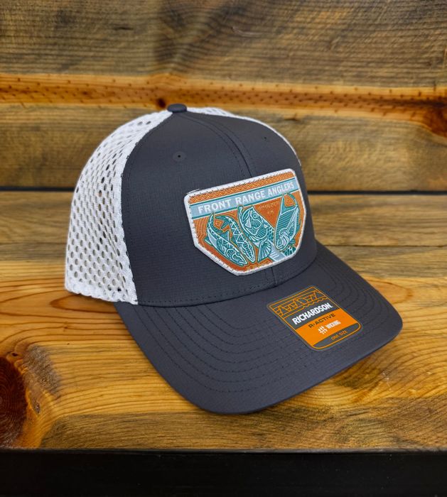 Головной убор FRA Richardson 835 Trucker Hat - Split Charcoal/White