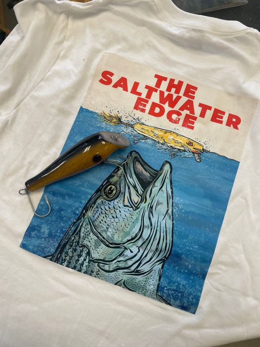 Рыболовная рубашка The Saltwater Edge Saltwater Edge Big Jaws Tee