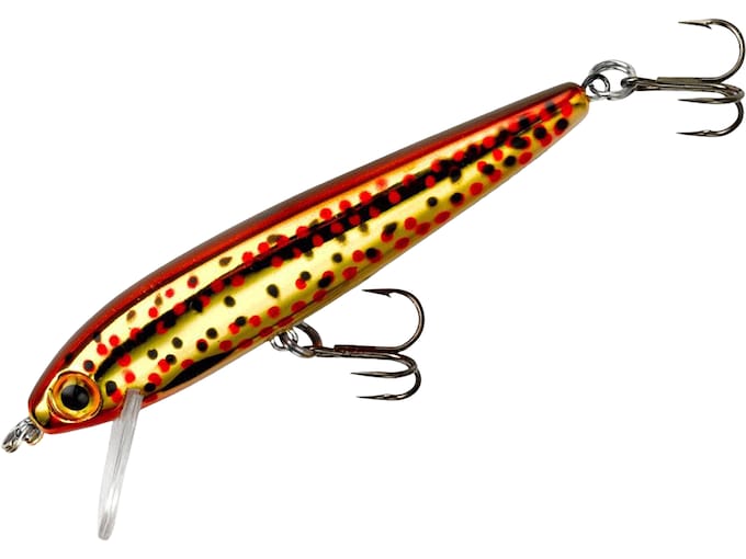 Воблер Rebel Track Down Minnow Slick Jerkbait 5/32oz Slick Brown Trout