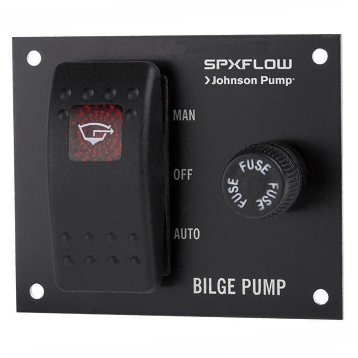 Лодочная электрика Johnson Pump Bilge Pump Switch, 3-Way On/Off Switch; 12 Volt; Matte Bla