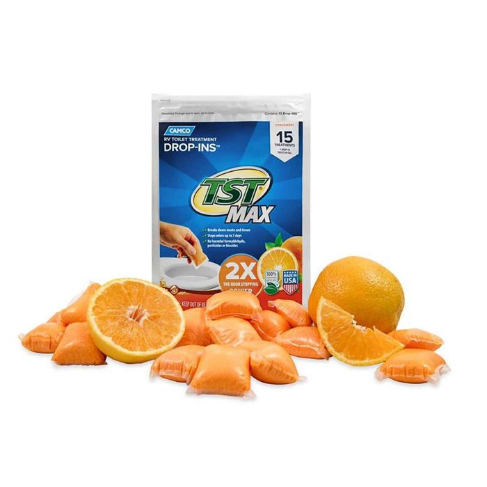 Средство для биотуалета Camco TST Orange Drop Ins Odor Treatment 15 Pouch Bag