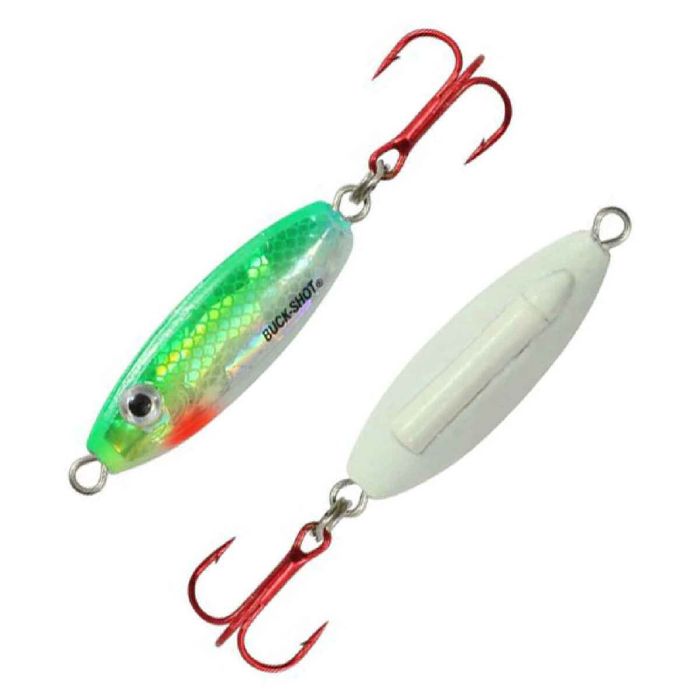 Зимняя приманка Northland Fishing Tackle Northland Buck Shot Rattle Jigging Spoon - Glow P