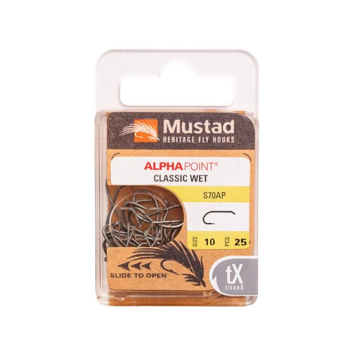 Крючки Hareline Mustad - Classic Wet Hook S70AP
