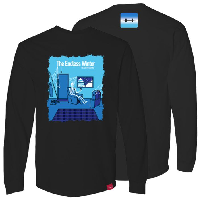 Рыболовная рубашка Hatch Outdoors, INC The Endless Winter Tee, Long-Sleeve