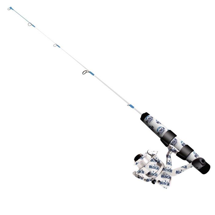 Зимняя удочка Beaver Dam Busch Light Ice Fishing Rod and Reel Combo - 32in, Medium Light P