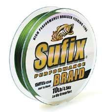 Плетёный шнур Sufix Performance Braid 30 lb 300 ярдов
