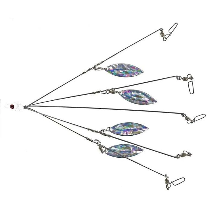 Крючки Georgia Blade A-Rig 8" 4 Hologram Blades 5-Wire 5-Hook
