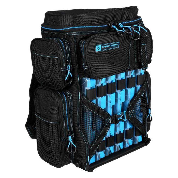 Рыболовная сумка Evolution Outdoor Drift Series Soft Tackle Backpack - Blue, Size 3600