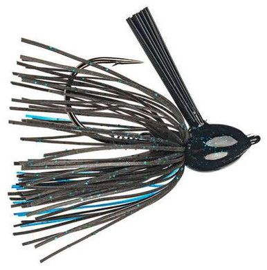 Джиг Strike King Hack Attack Fluorocarbon Flipping Jig 1/2 oz, Black Blue