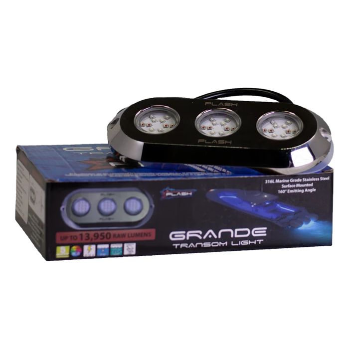 Фонарь PLASH Performance Lighting PLASH LIGHTING Grande 180W Underwater Transom Light - RG