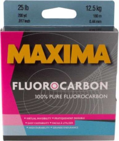 Леска Maxima Fluorocarbon 15 lb, 200 ярдов