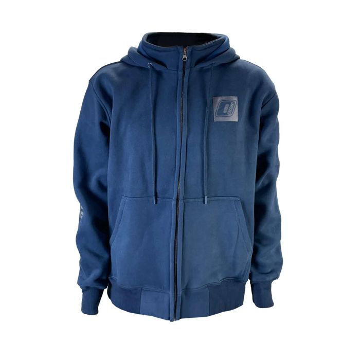 Рыболовная рубашка Otter Outdoors Navy Blue Full Zip Hoodie